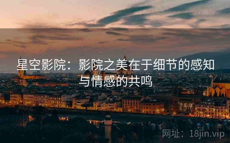 星空影院:影院之美在于细节的感知与情感的共鸣 星空影院:影院之美在于细节的感知与情感的共鸣